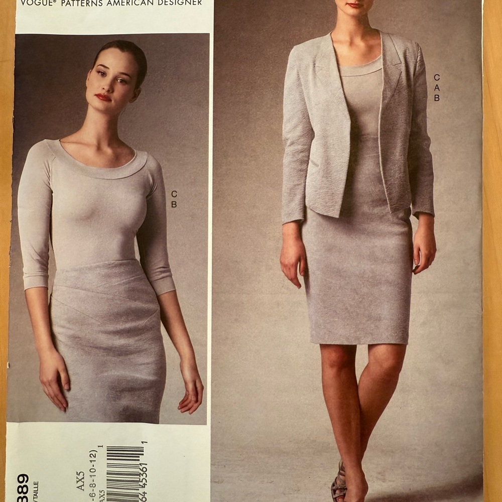 Vogue designer V1389 Donna Karan